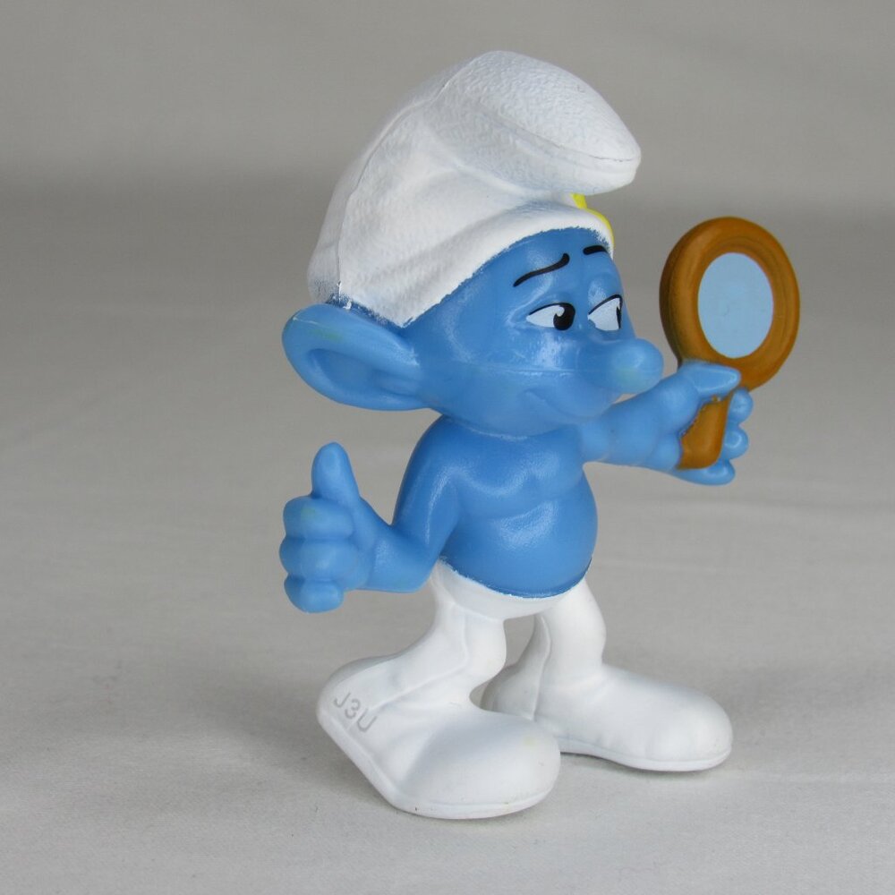 McDonalds Smurf Vanity Smurf Happy Meal Toy 2013